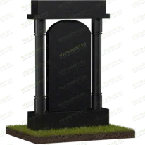 Памятник с колоннами и навершием № 18624