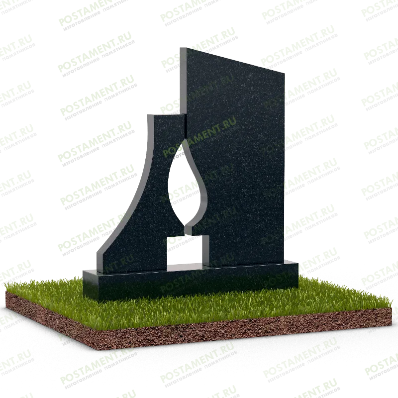 Памятник свеча на могилу на просвет