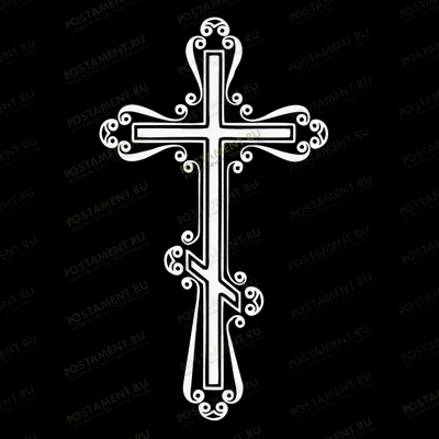 Гравировка крестика на памятник 93010