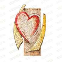 Мозаика сердце 82609