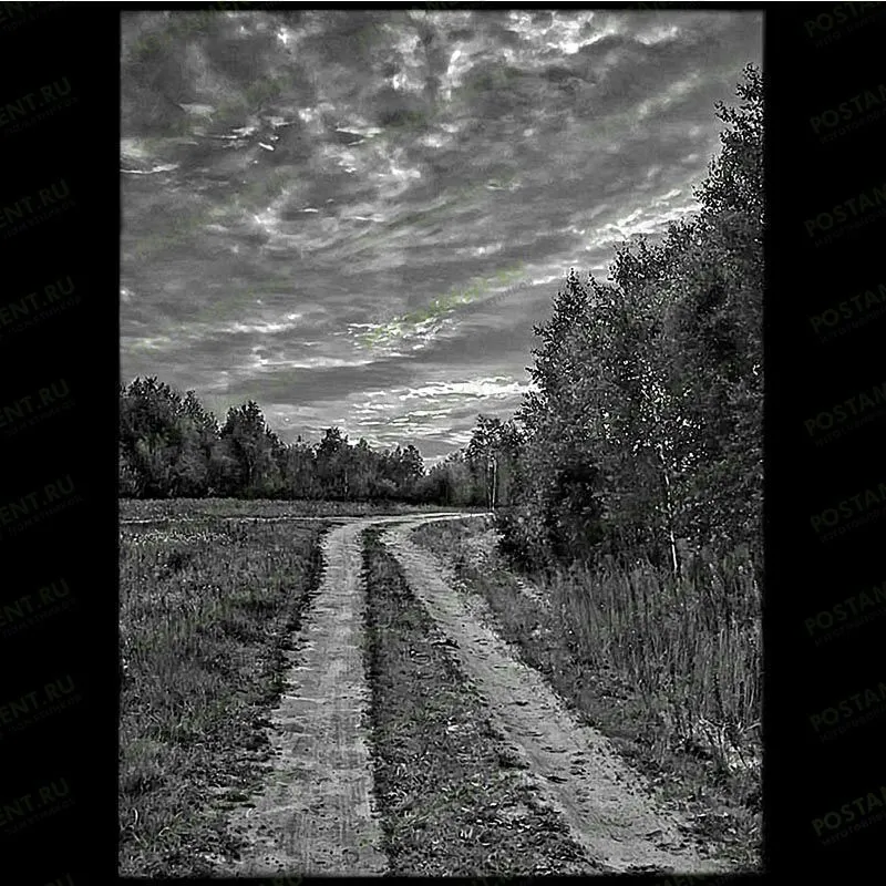Дорога пейзаж на памятник 99012