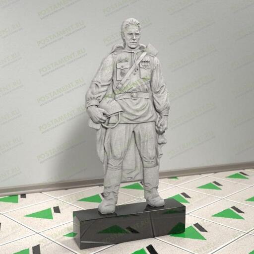 Скульптура военного на могилу 13126