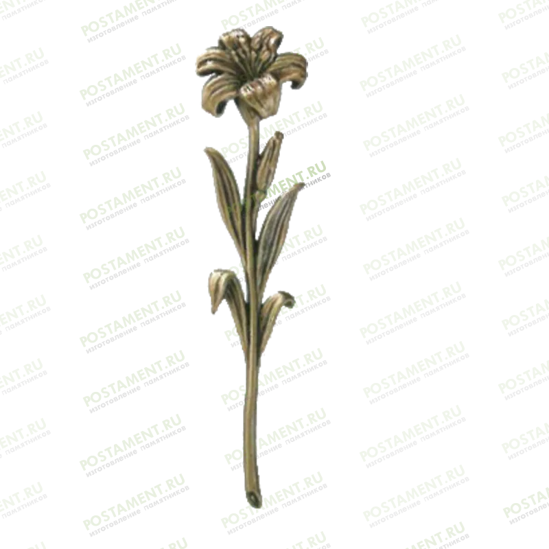 Лилия бронзовая на памятник 82055