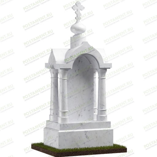 Часовня на могилу с крестом
