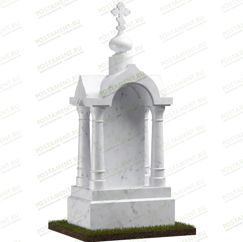 Часовня на могилу с крестом