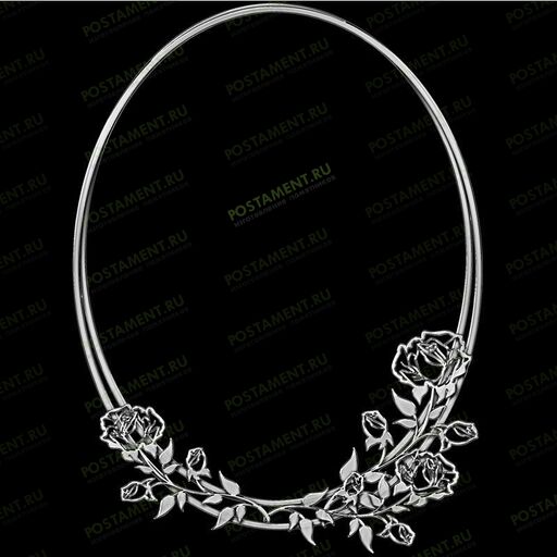 Рамка на памятник гравировка 91253