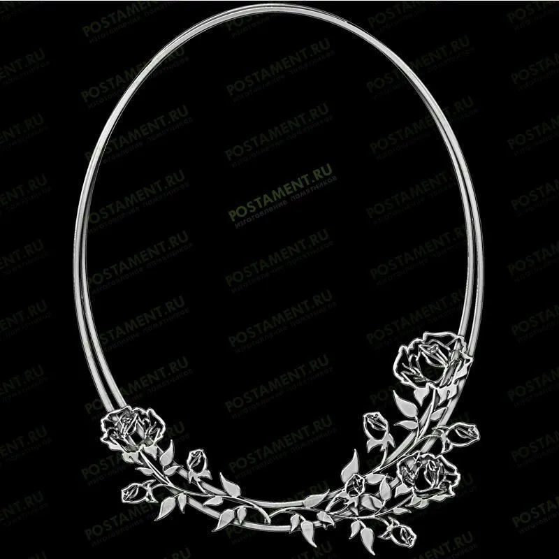 Рамка на памятник гравировка 91253