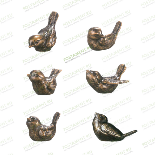 Птички бронзовые на памятник 82081