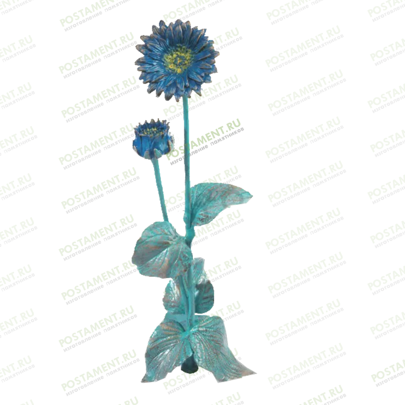 Гвоздика из бронзы на памятник 82021