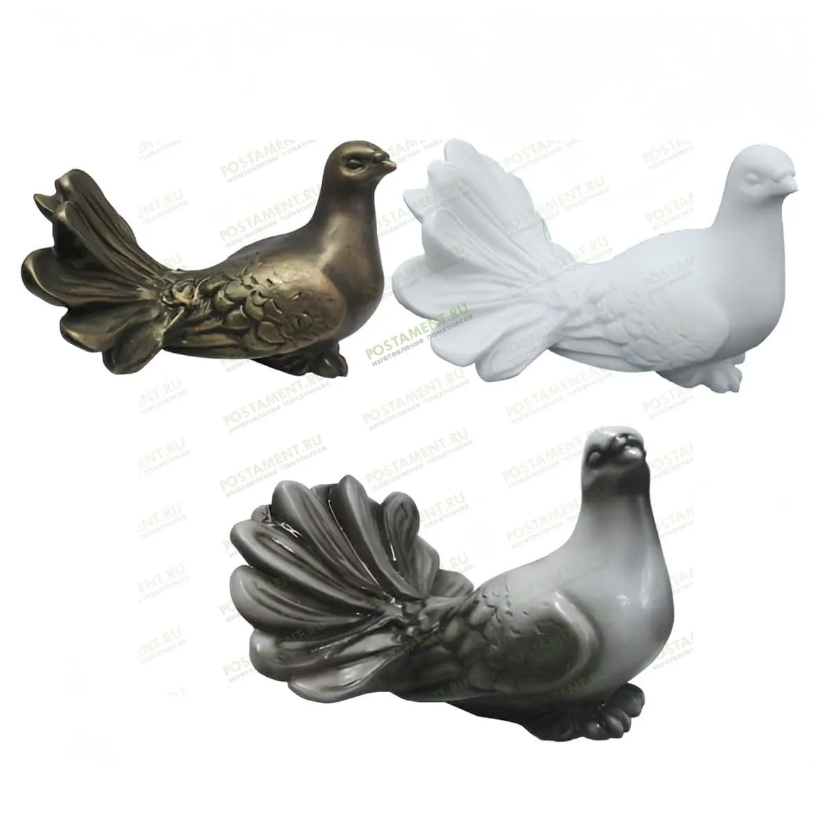 Голубь на памятник из акрила 82233