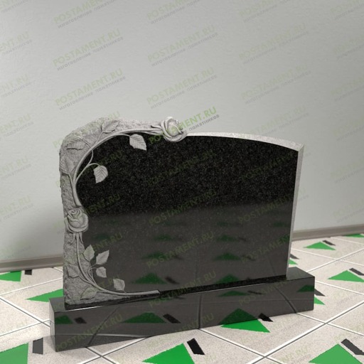 Семейный памятник с розами 17641