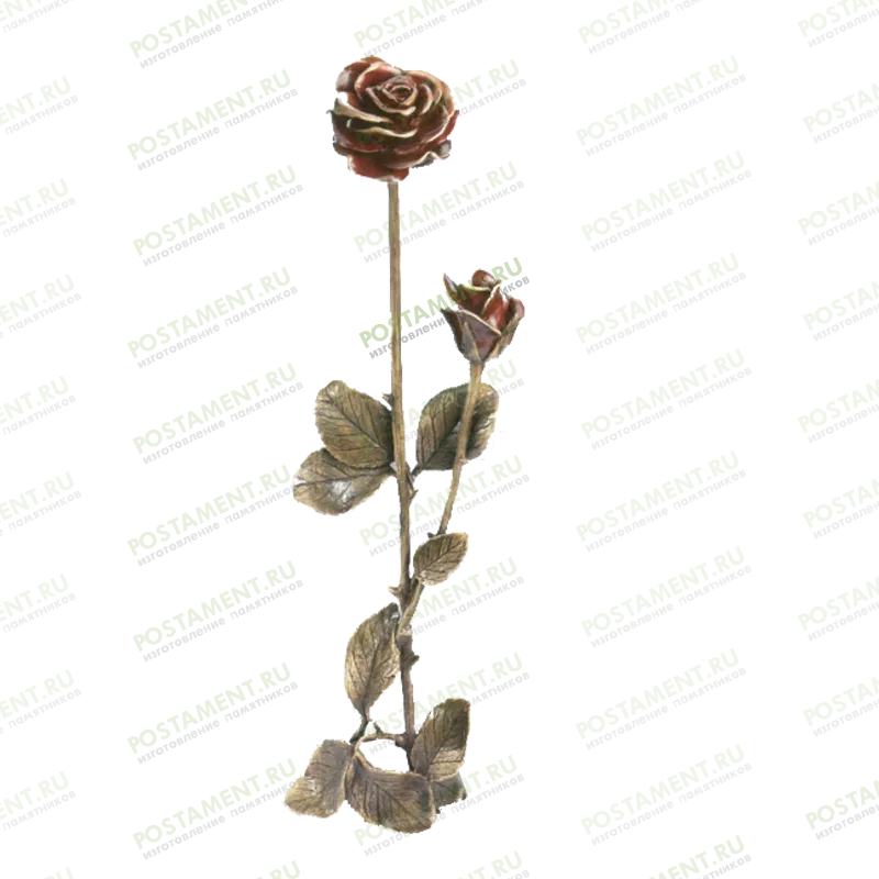 Розы бронзовые на памятник 82109
