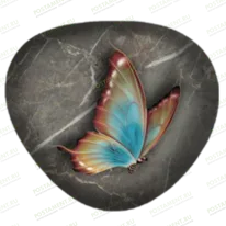 Бабочка из керамики на памятник 91976