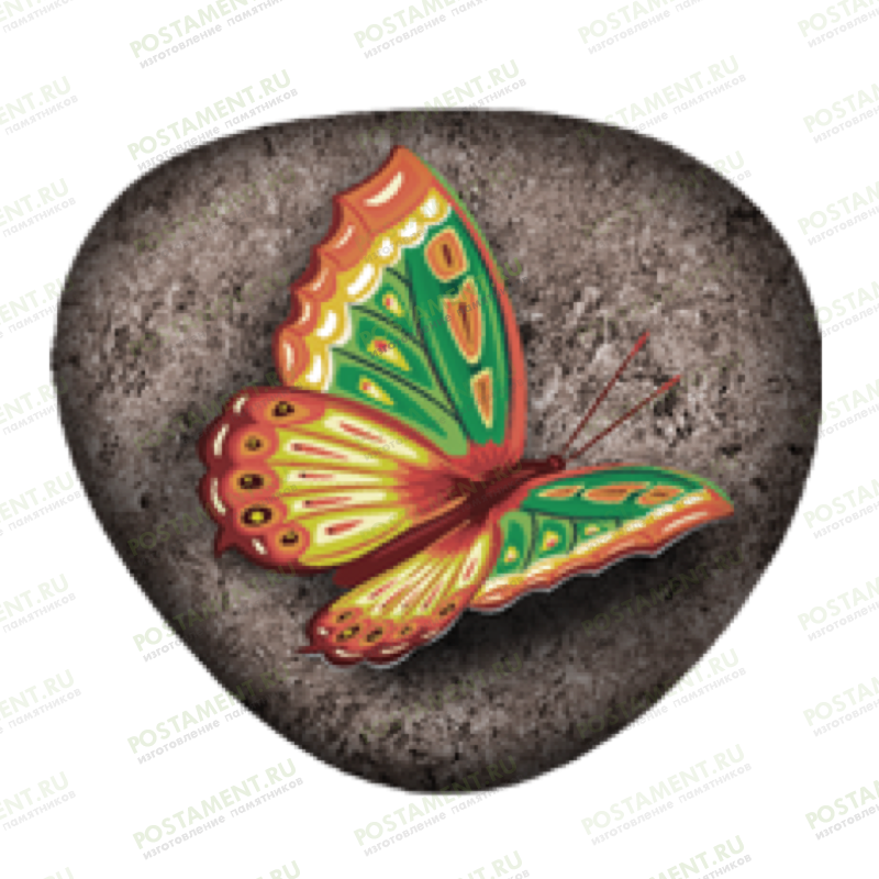 Бабочка из керамики на памятник 91970