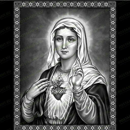 Икона Дева Мария на памятник 98036