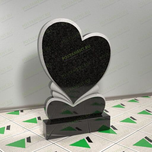 Памятник в виде сердца на могилу 16310