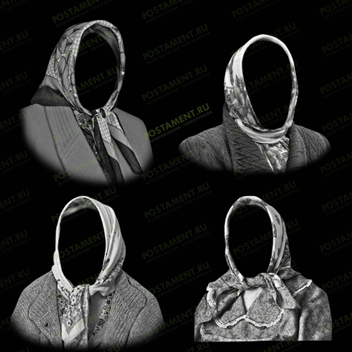 Платочки на памятник бабушке