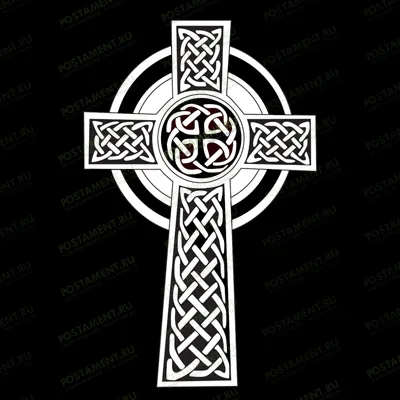 Крест кельтский для гравировки на памятнике 93038