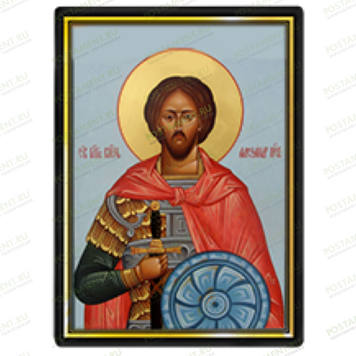 Икона Св. Князь Александр Невский на памятник