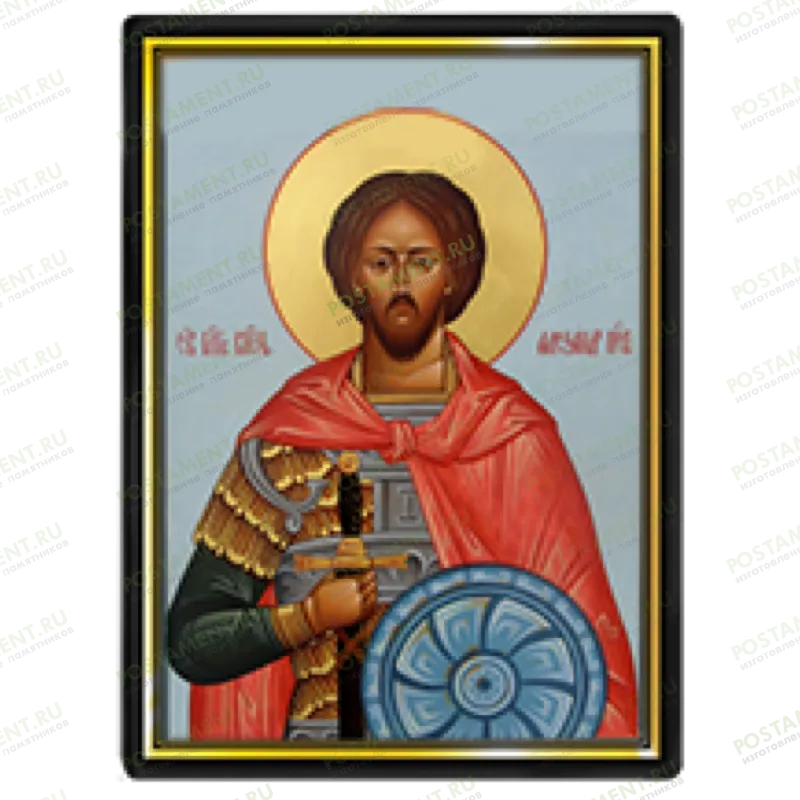 Икона Св. Князь Александр Невский на памятник