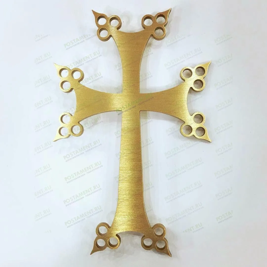 Крест католический из латуни 82194