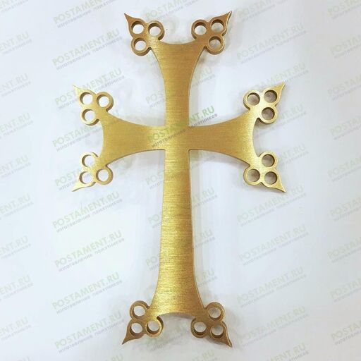 Крест католический из латуни 82194