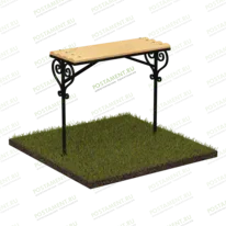 Лавка деревянная 50102 для оформления могилы