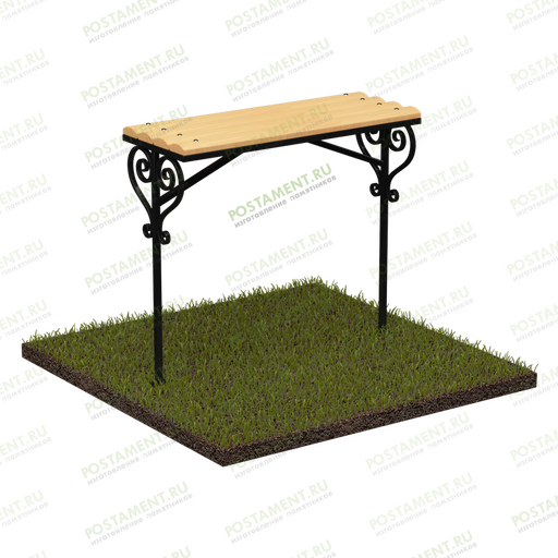Сварная лавочка на кладбище 50102
