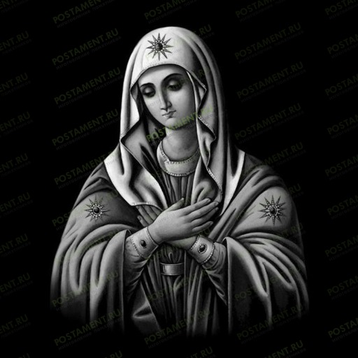 Икона Божией Матери «Умиление» на памятник 98017