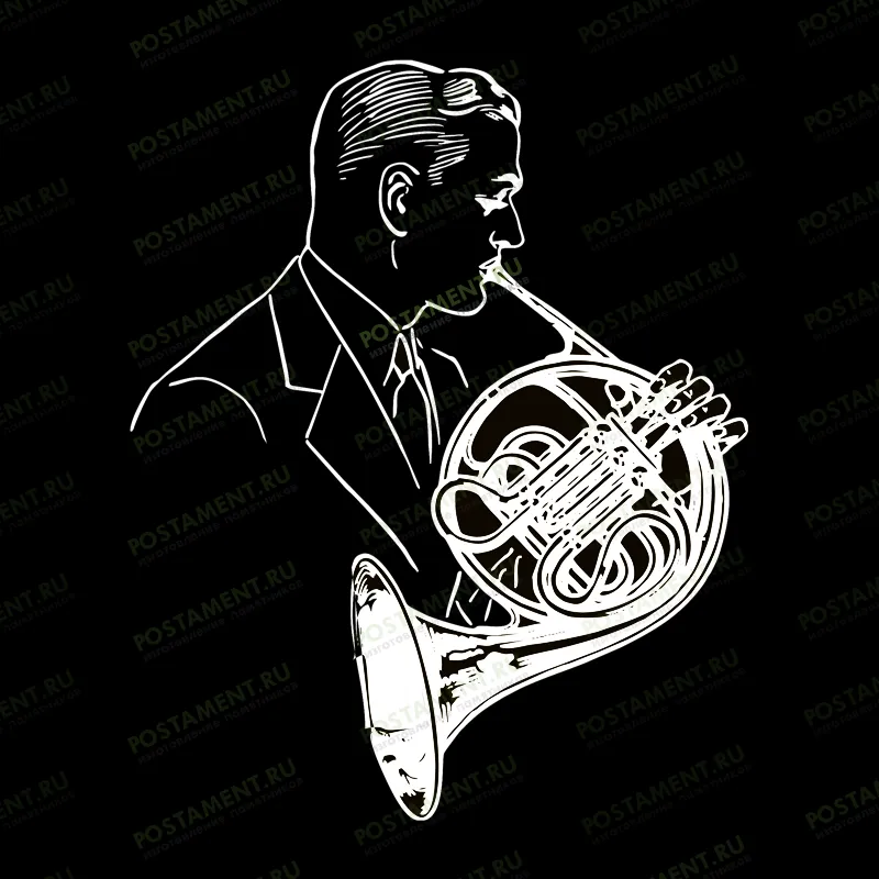 Музыкальный инструмент картинка на памятник