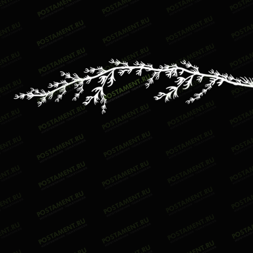 Веточка оформление памятника 95009