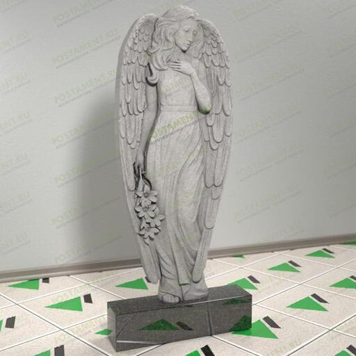 Скульптура на могилу ангел 14327