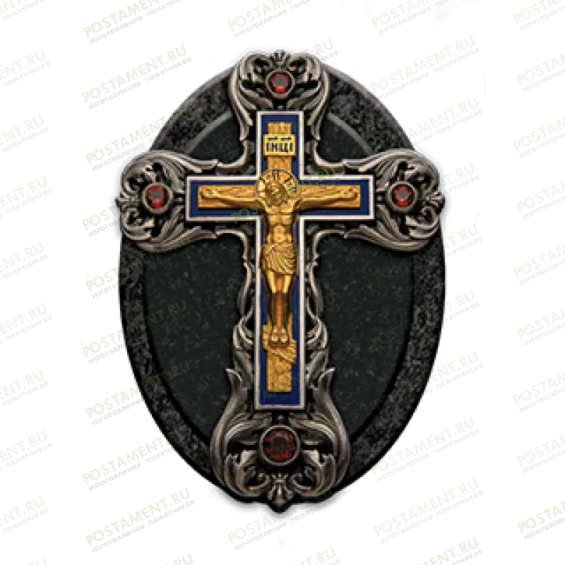Крест из керамики на памятник 92101