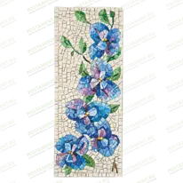 Мозаика с цветами на памятник 82608