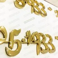 Буквы золотые 81936