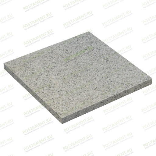 гранитная белая плитка на могилу