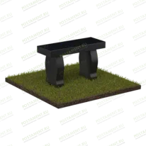 Скамейка из гранита 51115 для оформления могилы