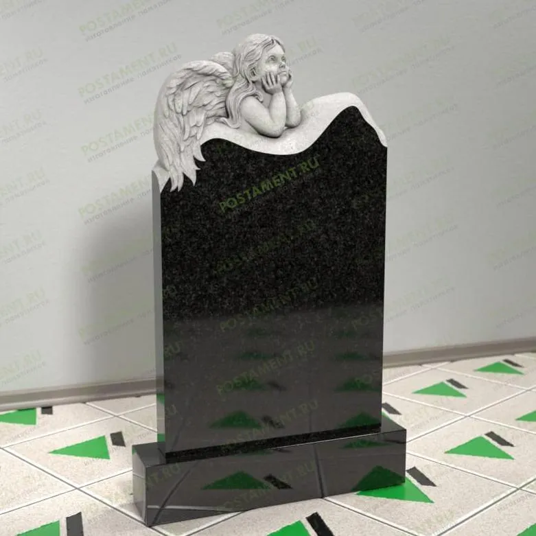 Памятник с ангелочком на могилу