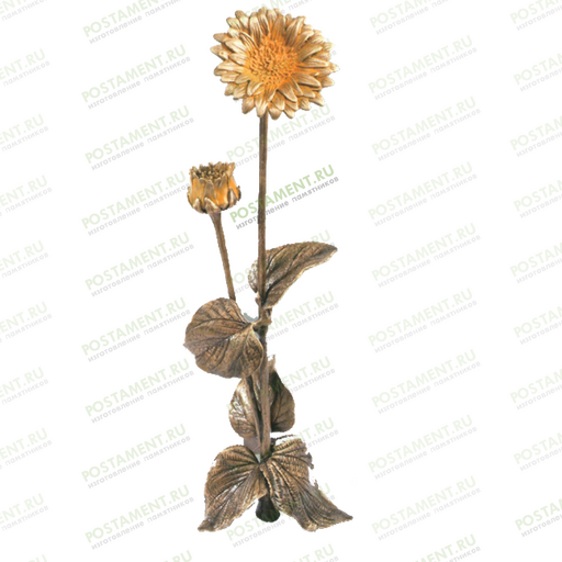 Гвоздика из бронзы на памятник 82022