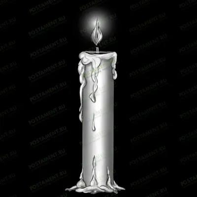 Картинка свеча на памятник 92011
