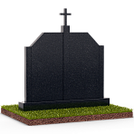 2 памятника со столбом и крестом № 18549