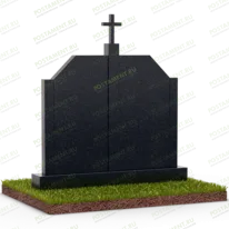 2 памятника со столбом и крестом № 18549