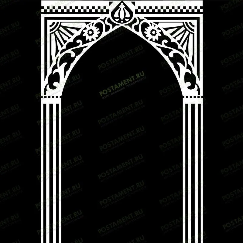 Рамка на памятник гравировка 91232