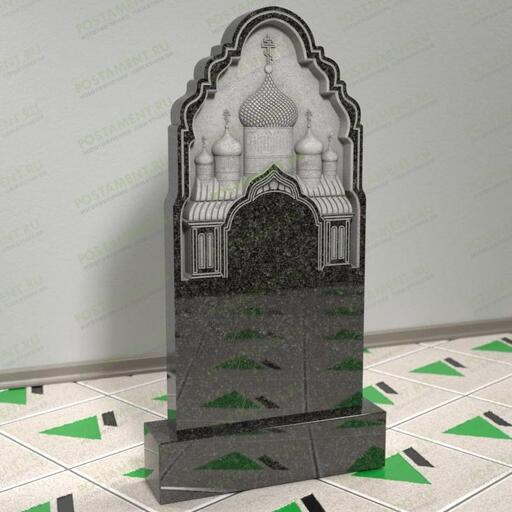 Памятник православный с резными куполами