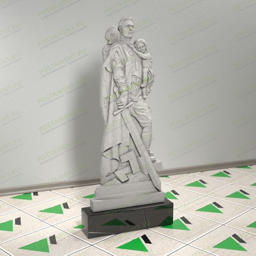 Скульптура военного на могилу 13127