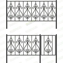 Ограда высокая 33015