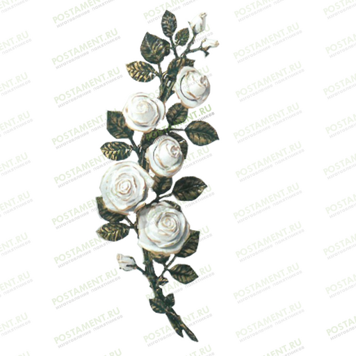 Розочка на памятник из бронзы 82045