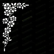 Виньетка с цветами 96033