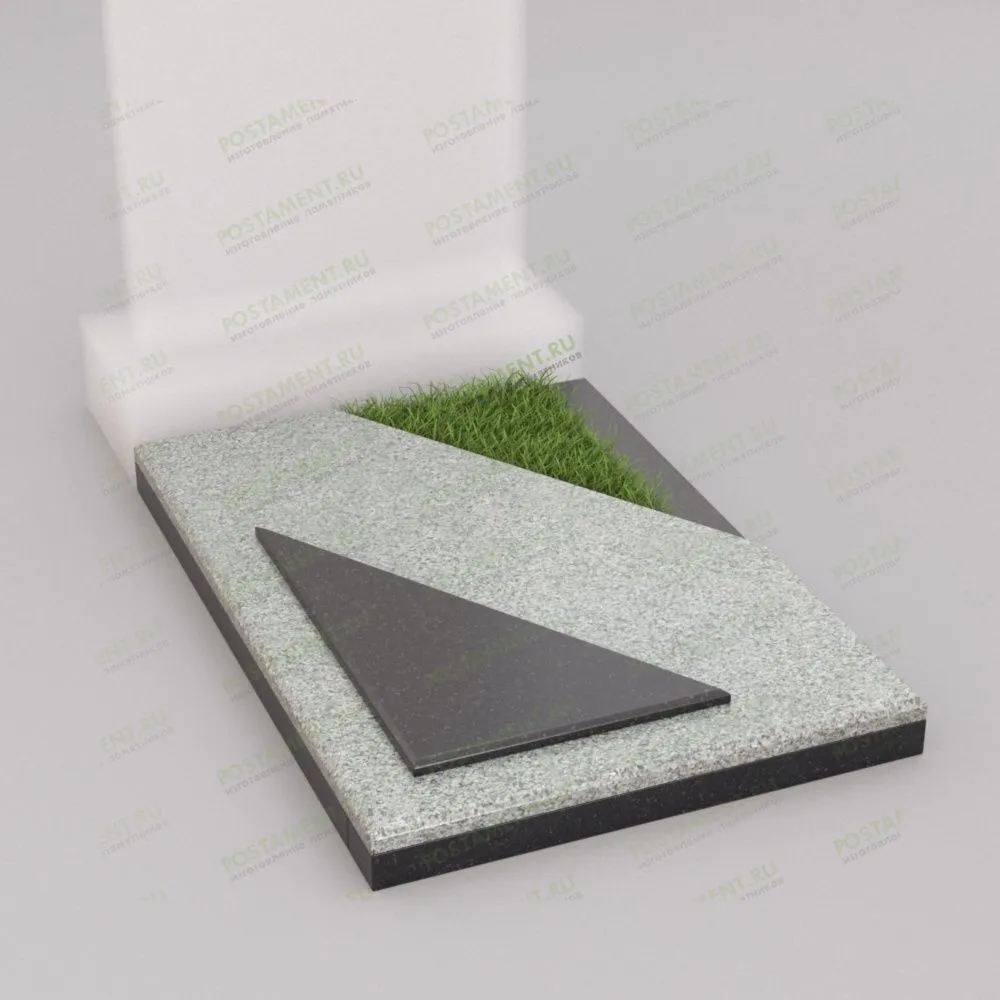 Гранитный цветник на могилу 81040