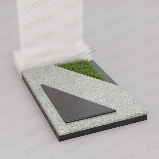 Гранитный цветник на могилу 81040